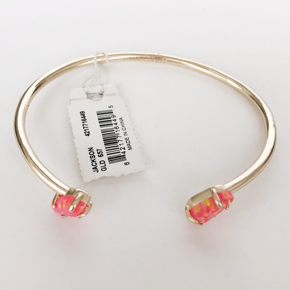 Price Firm Kendra Scott Opal Jackson Cuff Bracelet - Picture 5 of 8
